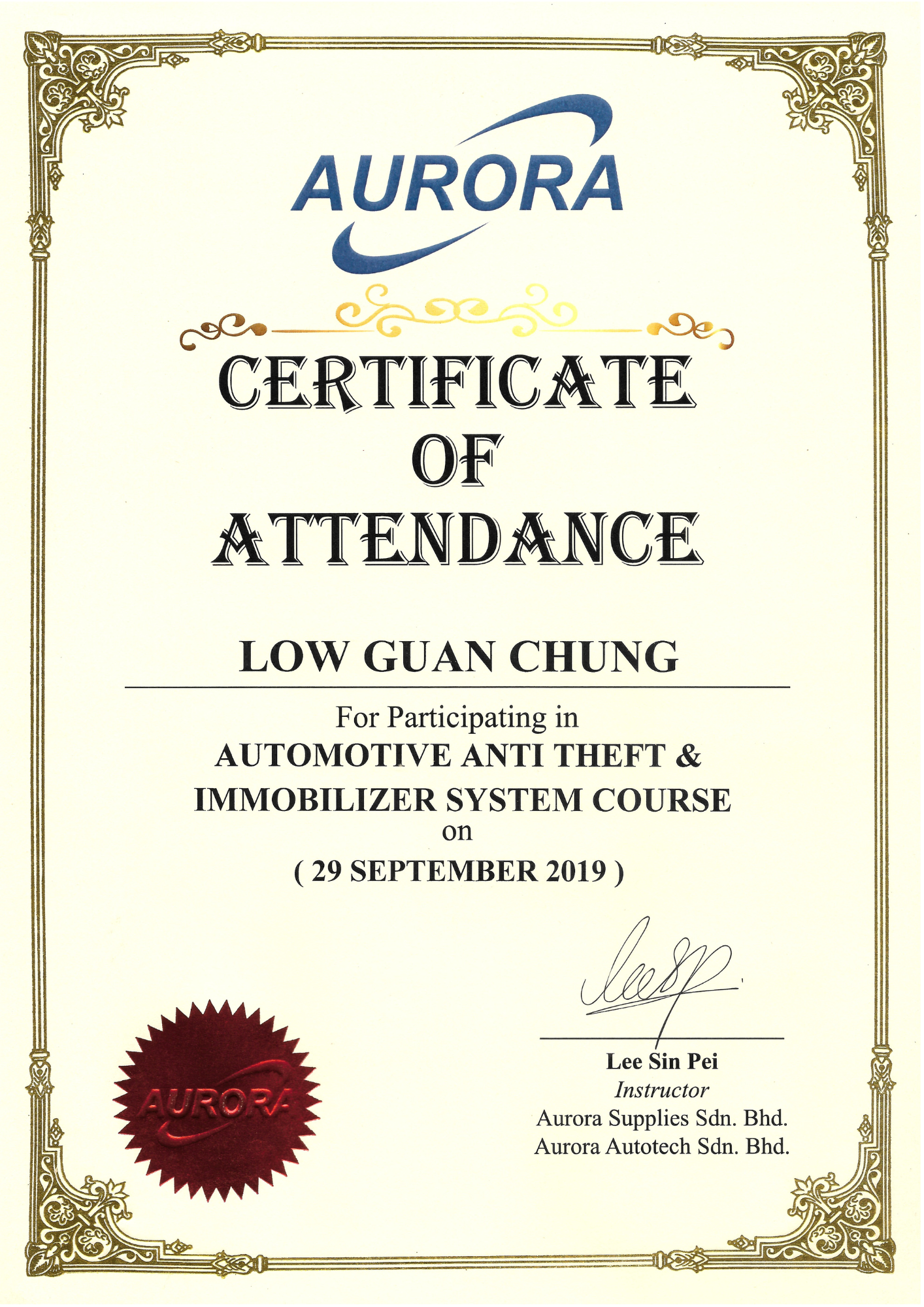 Aurora Cert Immobilizer.pdf